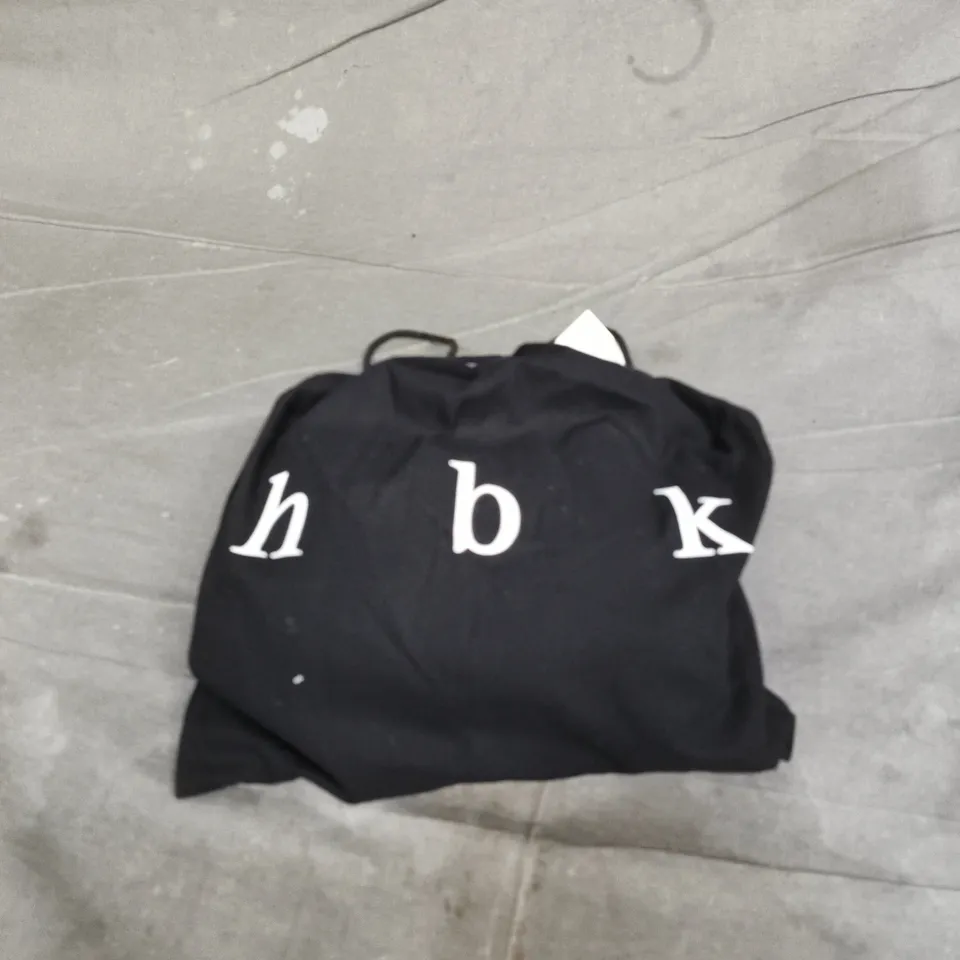 HBK RISK ARB BLACK HALF-ZIP PULLOVER SIZE LARGE