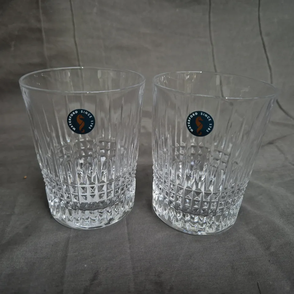 SET OF 2 WATERFORD GLASSES