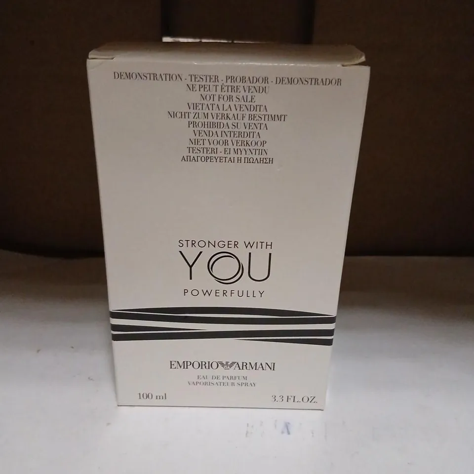 BOXED STRONGER WITH YOU POWERFULLY EMPORIO ARMANI EAU DE PARFUM 100ML