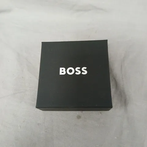 HUGO BOSS HONEY LIGHT YELLOW GOLD EARRINGS