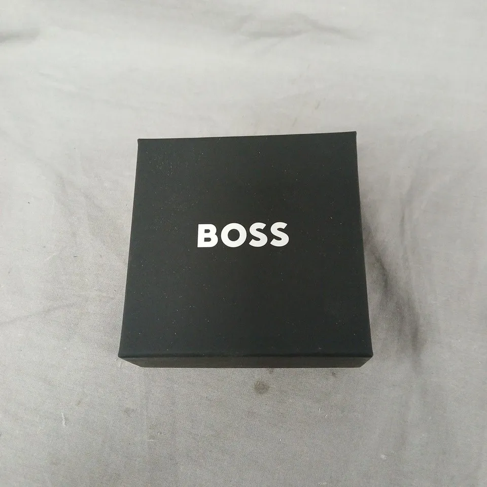 HUGO BOSS HONEY LIGHT YELLOW GOLD EARRINGS