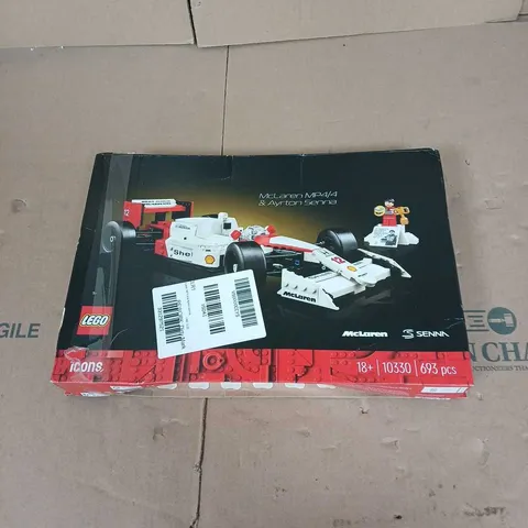 BOXED LEGO MCLAREN MP4 & AYRTON SENNA 10330