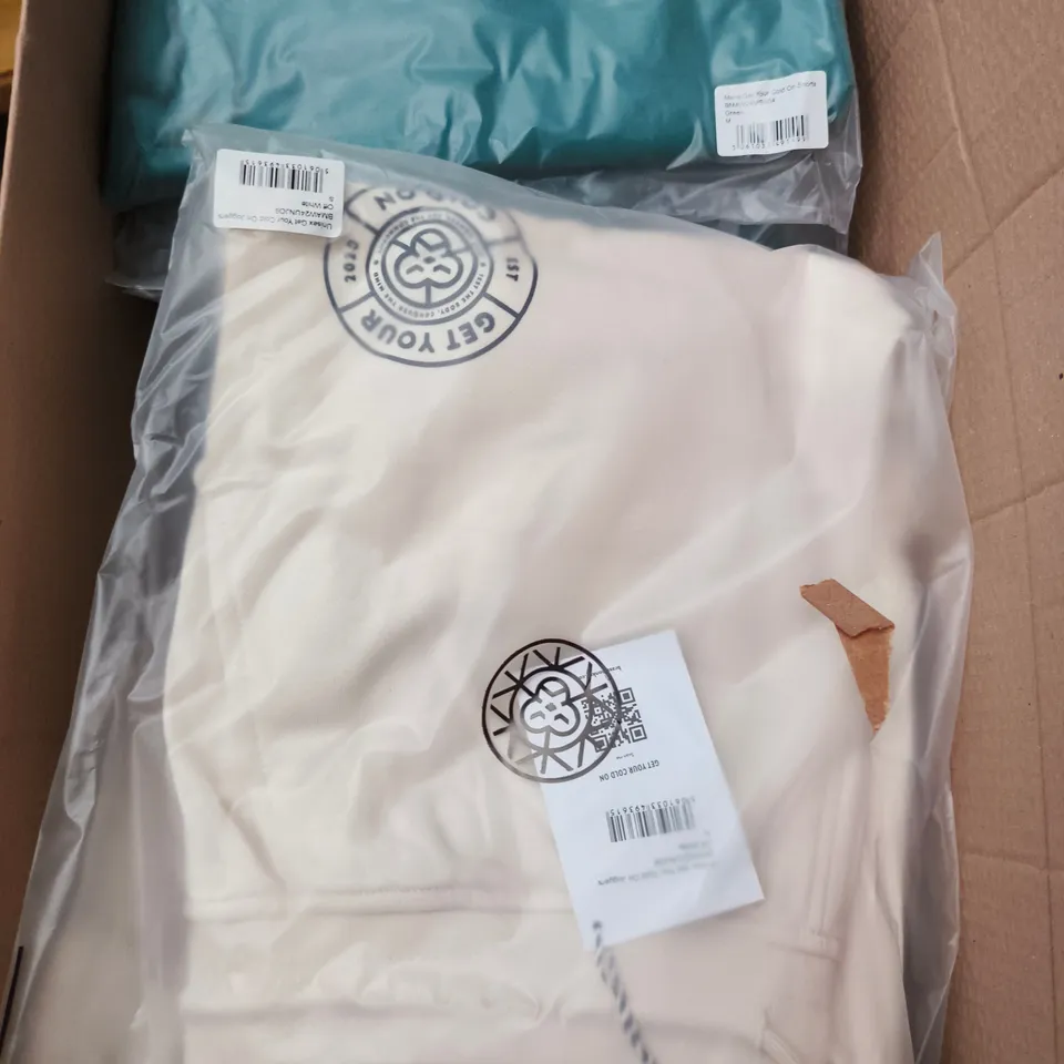 APPROXIMATELY 20 ASSORTED BRASS MONKEY CLOTHING PRODUCTS IN VARIOUS SIZES & COLOURS TO INCLUDE JOGGERS & SHORTS