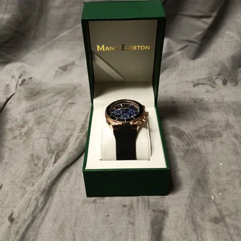 MANN EGERTON ASTRO ROSE BLUE WATCH 