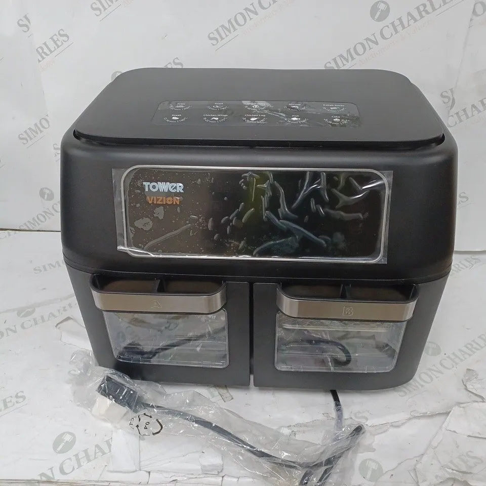 BOXED TOWER VORTX VIZION EXPRESS DUAL 11L AIR FRYER