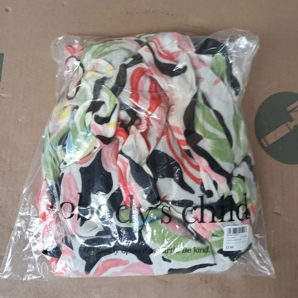 BAGGED NOBODY'S CHILD JUNIPER MIDAXI DRESS IN MULTI SIZE UK 4