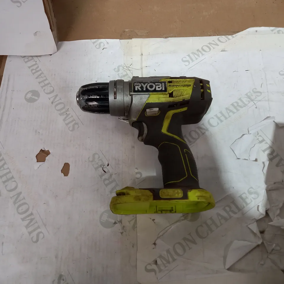 RYOBI 18V BRUSHLESS PERCUSSION DRILL (NO BATTERY)