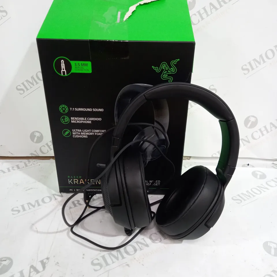RAZER KRAKEN X LITE WIRED GAMING HEADSET BLACK