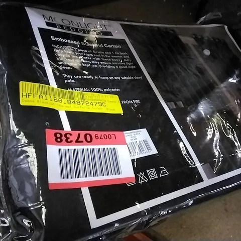 DEEMS BLACKOUT THERMAL CURTAINS BLACK
