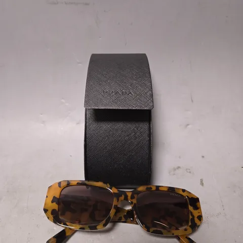 PRADA LEOPARD PRINT SUN GLASSES 