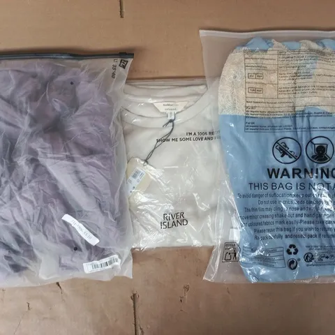 APPROXIMATELY 20 ASSORTED CLOTHING AND FASHION PRODUCTS IN VARIOUS STYLES AND SIZES - COLLECTION ONLY