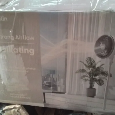 BOXED KEPLIN 10" WHITE OSCILLATING FAN