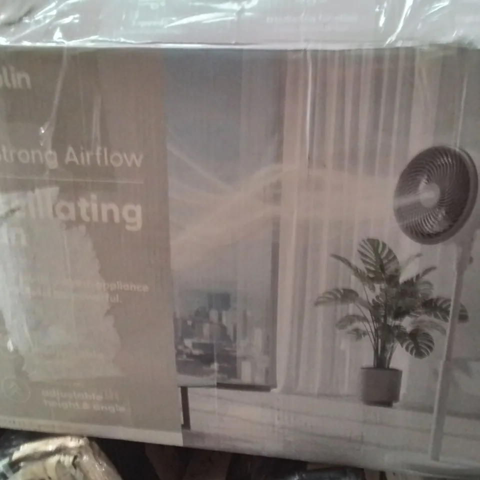 BOXED KEPLIN 10" WHITE OSCILLATING FAN