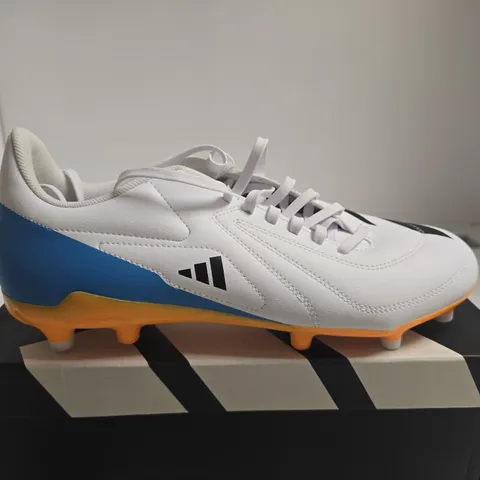 BOXED PAIR OF ADIDAS RS-15 FG FOOTBALL BOOTS –  UK 9.5