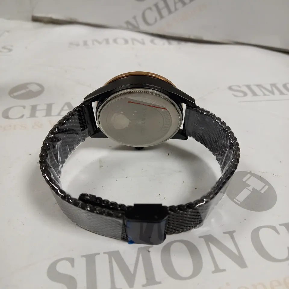 MENS STOCKWELL ST470 WATCH – LIMITED EDITION MOTOR SPORTS MODEL – DATE FEATURE - STAINLESS STEEL STRAP