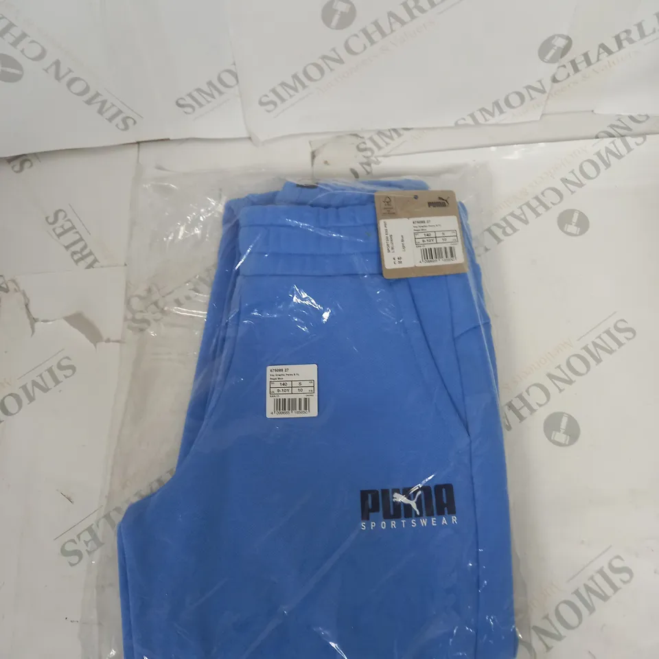 BAGGED PUMA ESSENTIAL TRACKSUIT BOTTOMS SIZE 9-10 YEARS