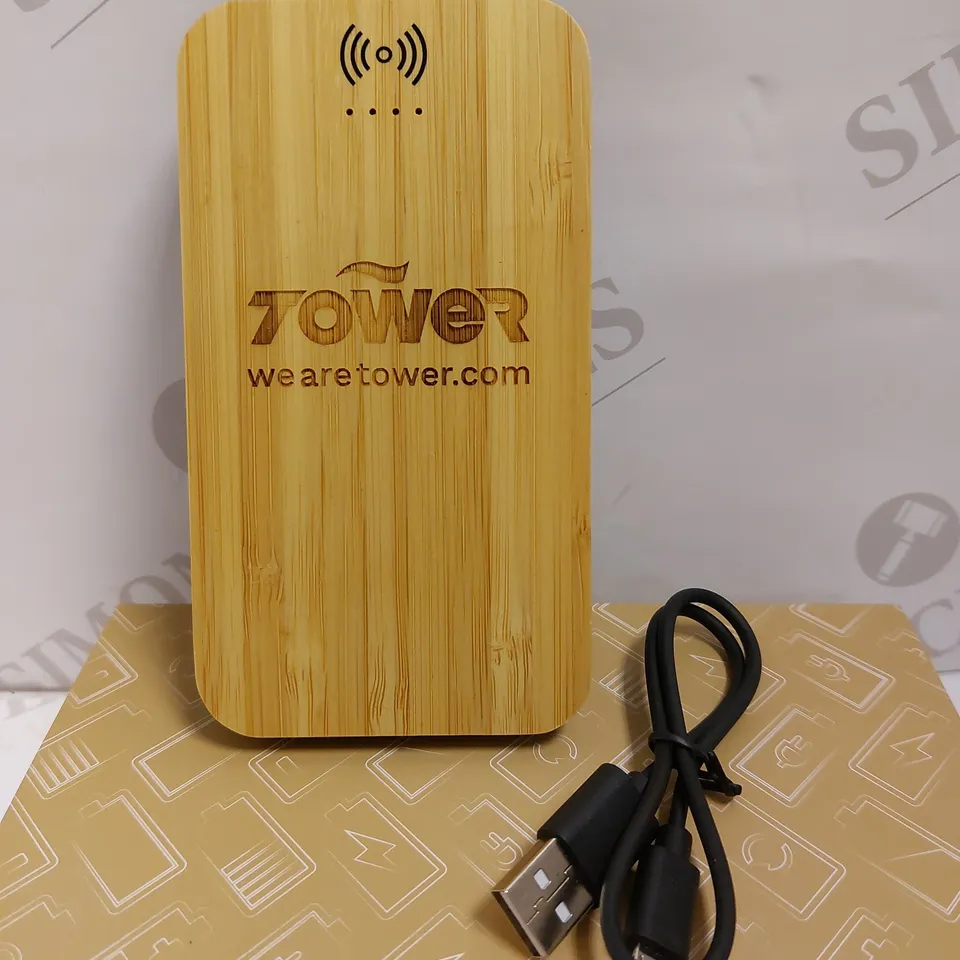PF CONCEPT AVENUE BAMBOO AND FABRIC POWER BANK - 6000 MAH