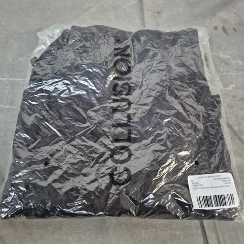 COLLUSION LOW RISE YOGA PANT – BLACK SIZE M 