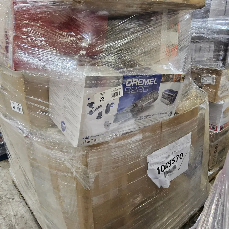PALLET OF APPROXIMATELY 30 UNPROCESSED RAW RETURN HOUSEHOLD AND ELECTRICAL GOODS TO INCLUDE;