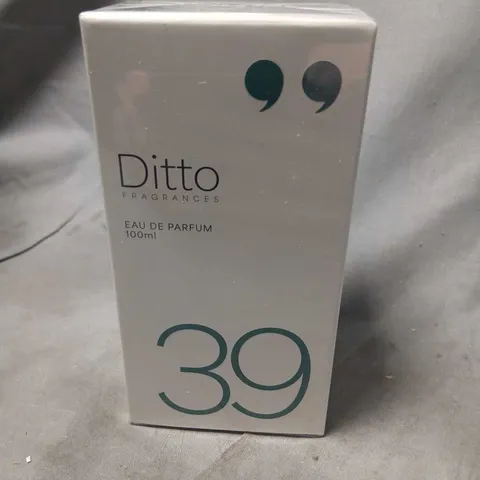 BOXED AND SEALED DITTO FRAGRANCES EAU DE PARFUM 100ML 39