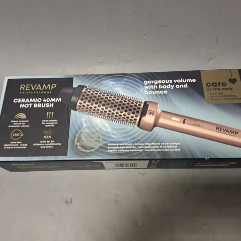 BOXED REVAMP PROFESSIONAL CERAMIC 40MM HOT BRUSH