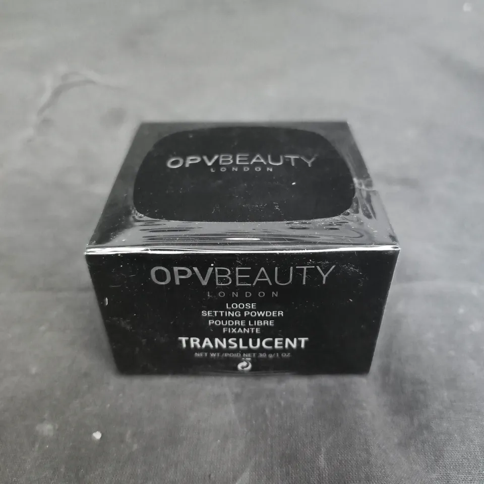OPV BEAUTY LONDON TRANSLUCENT LOOSE SETTING POWDER – BOXED