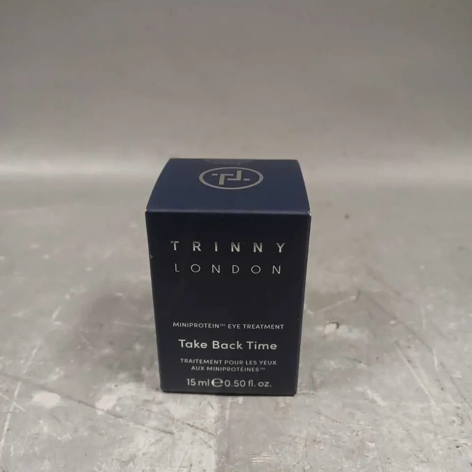 SEALED TRINNY LONDON TAKE BACK TIME MINI PROTEIN EYE TREATMENT 15ML