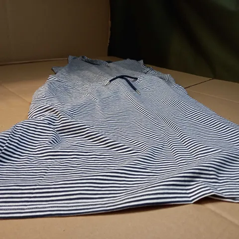 REGATTA NAVY/WHITE STRIPED VEST DRESS - SIZE 16