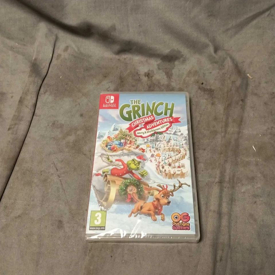 NINTENDO SWITCH THE GRINCH CHRISTMAS ADVENTURES MERRY AND MISCHIEVOUS EDITION, SEALED