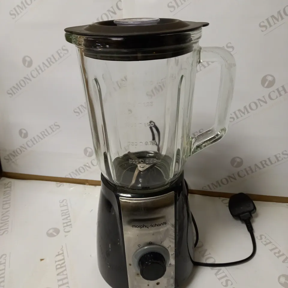 MORPHY RICHARDS TOTAL CONTROL GLASS TABLE BLENDER 