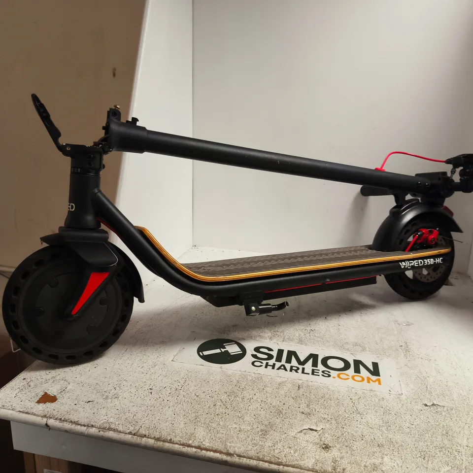WIRED ELECTRIC KICK SCOOTER – BLACK, 350W (MODEL 350-HC) 
