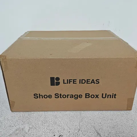 LIFE IDEAS SHOE STORAGE BOX UNIT β WHITE (SKU SV0497)