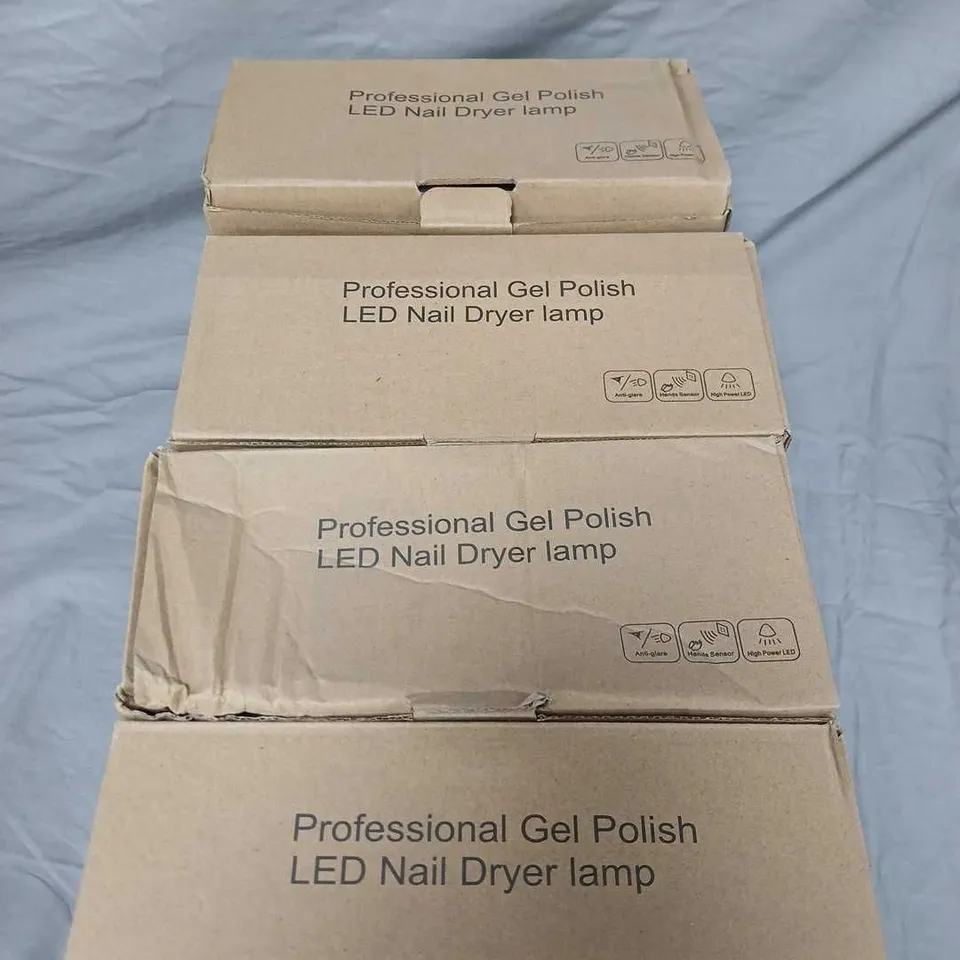 LOT OF 4 SUN X5 MAX PROFESSIONAL GEL POLISH LED NAIL DRYER LAMPS