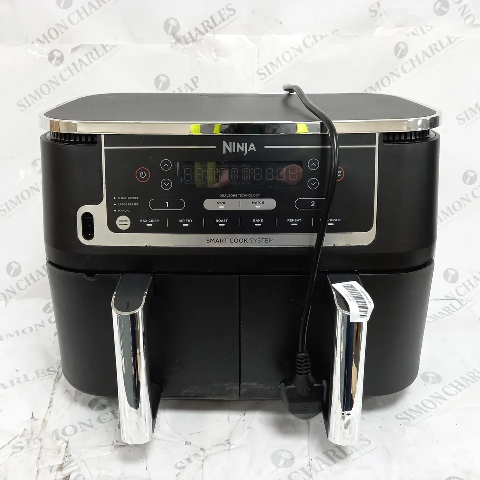 BOXED NINJA FOODI MAX 9.5L DUAL ZONE AIRFRYER AF451UK