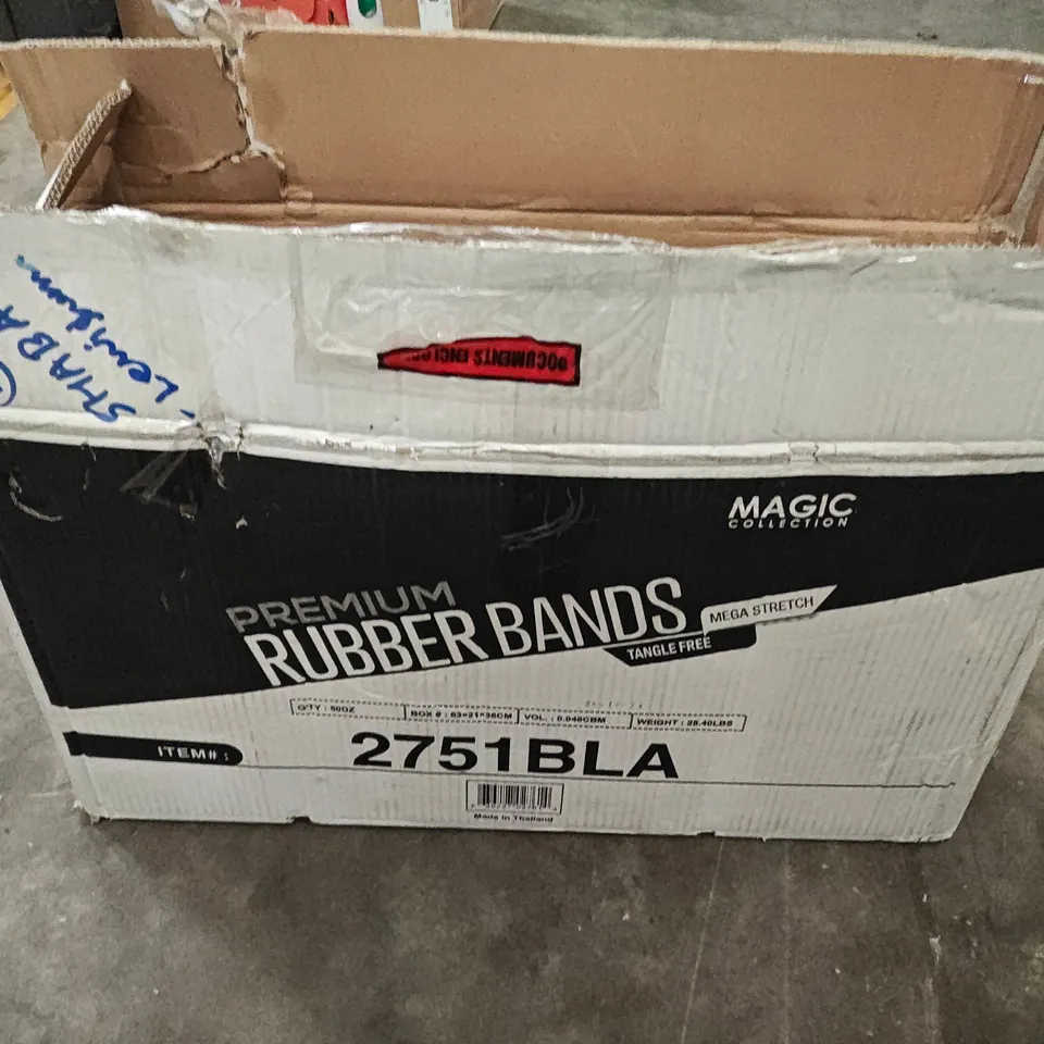 LARGE QUANTITY OF MAGIC BLACK RUBBER BANDS