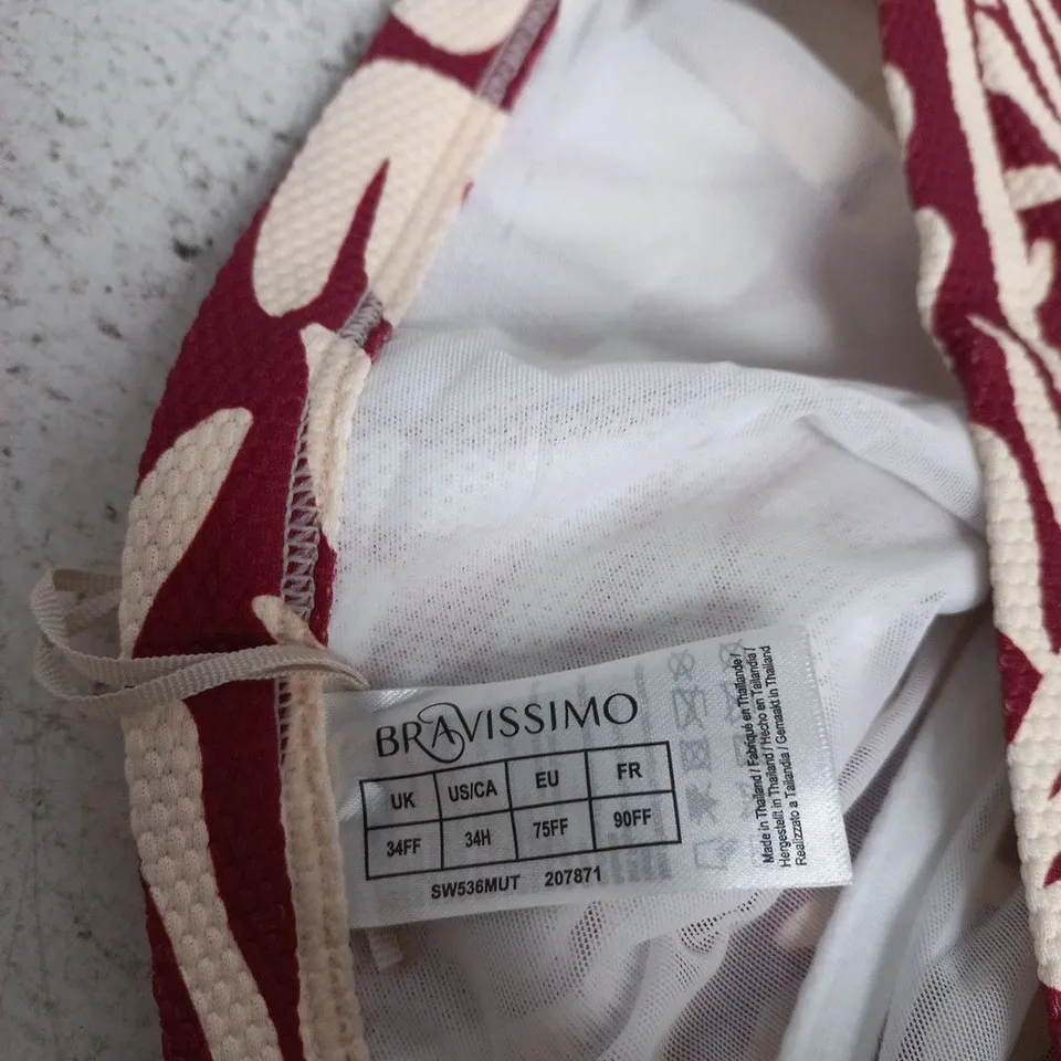BRAVISSIMO WHITSUNDAY BIKINI TOP – UK 34FF (EU 75FF) – MULTI