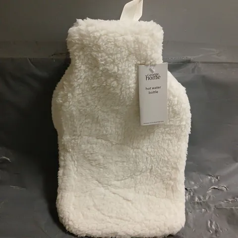 APPROXIMATELY 20 TEDDY FLEECE HOT WATER BOTTLES IN CREAM 