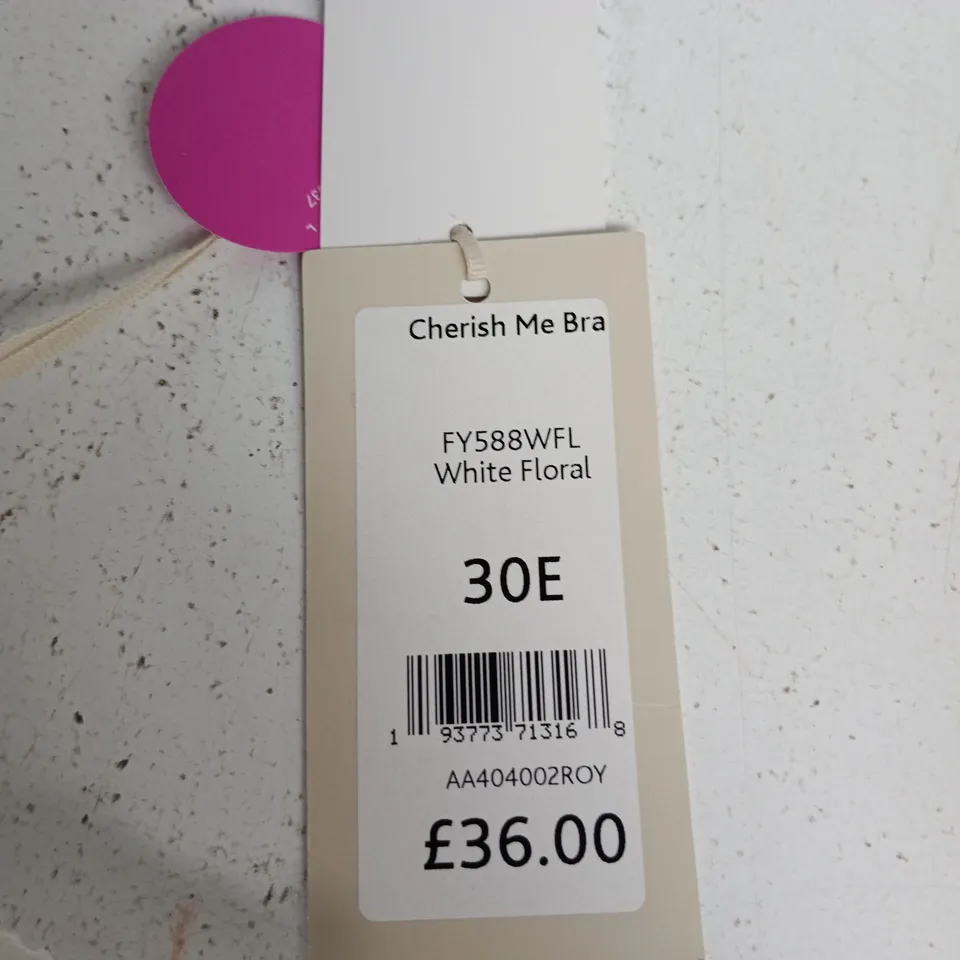 FREYA CHERISH ME BRA – WHITE FLORAL, UK 30E