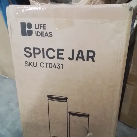 BOXED SPICE JARS