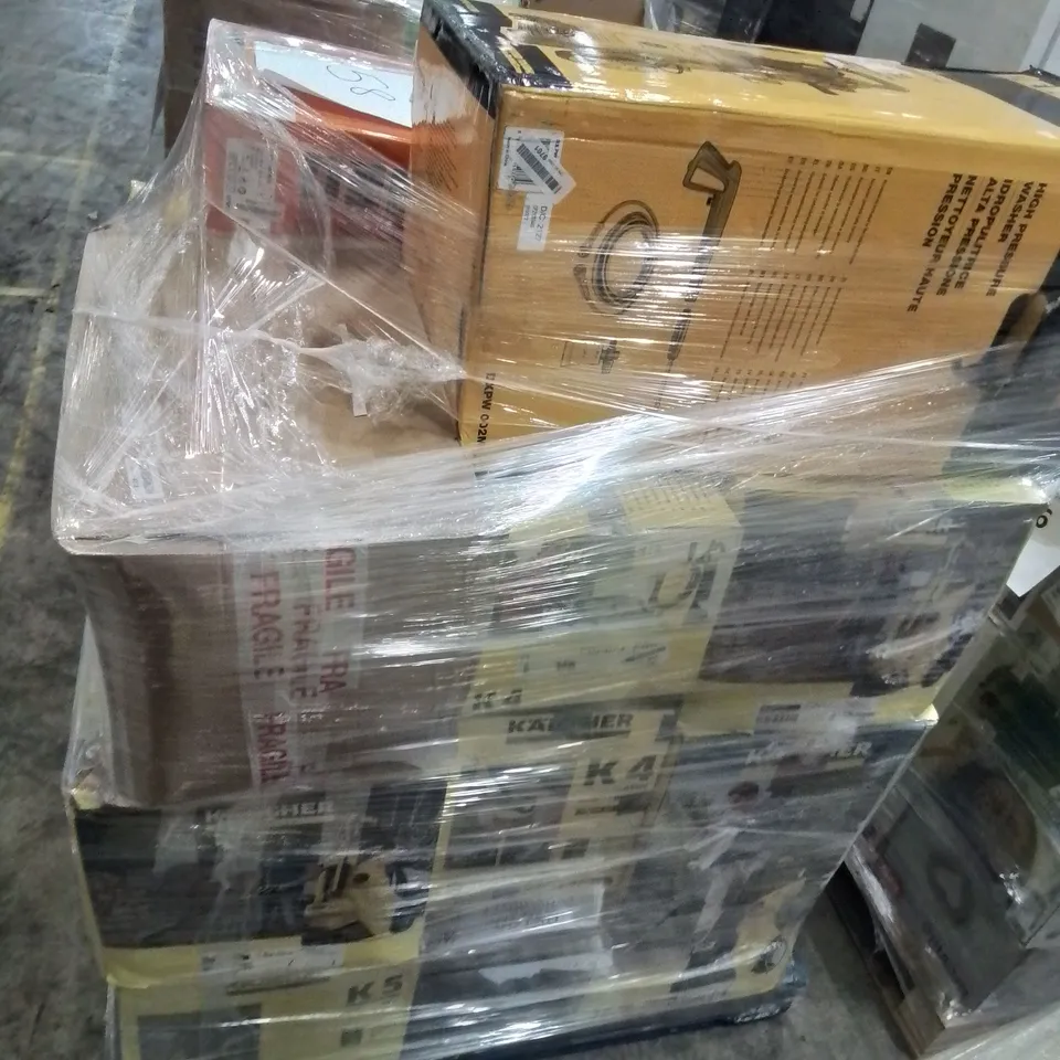 PALLET OF APPROXIMATELY 17 UNPROCESSED RAW RETURN HOUSEHOLD AND ELECTRICAL GOODS TO INCLUDE;