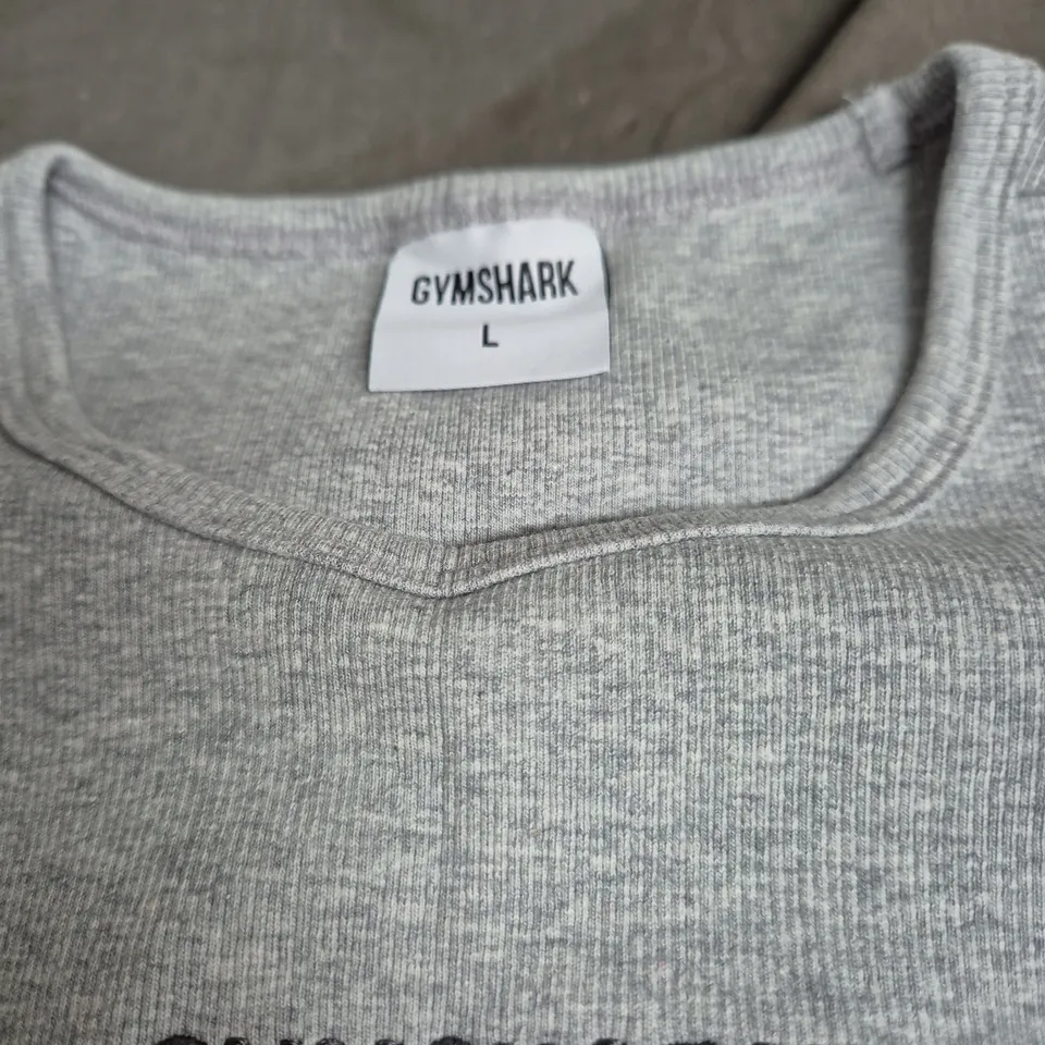 GYMSHARK T-SHIRT - GREY - UK L