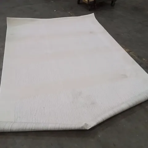 KATOYA MACHINE WOVEN IVORY GREY RUG 275X183CM