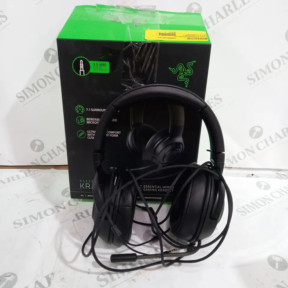 RAZER KRAKEN X LITE WIRED GAMING HEADSET BLACK