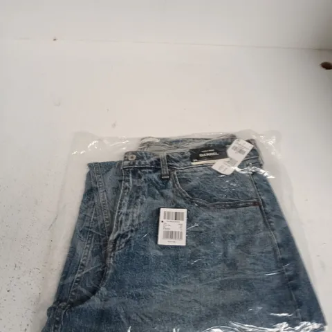 ABERCROMBIE & FITCH HIGH RISE BARREL CURVE LOVE JEANS – DENIM, WOMEN'S, UK 33 (US 33)