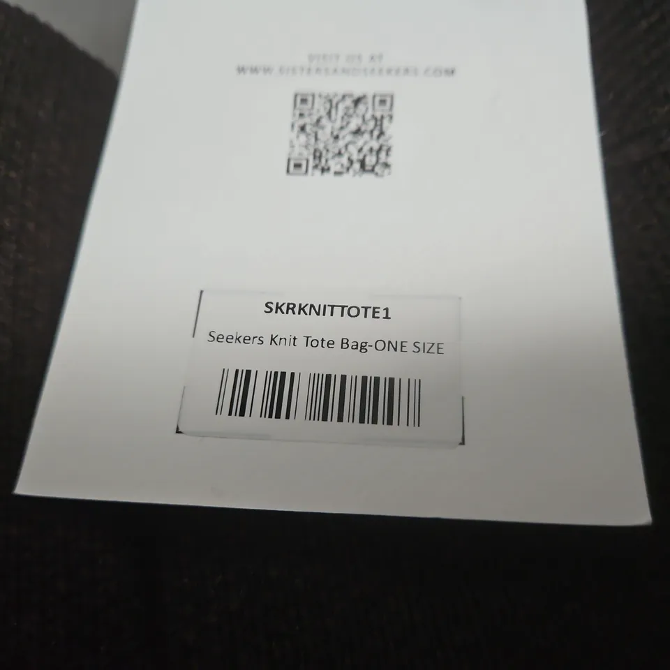 SEEKERS JEANSWEAR KNIT TOTE BAG – ONE SIZE