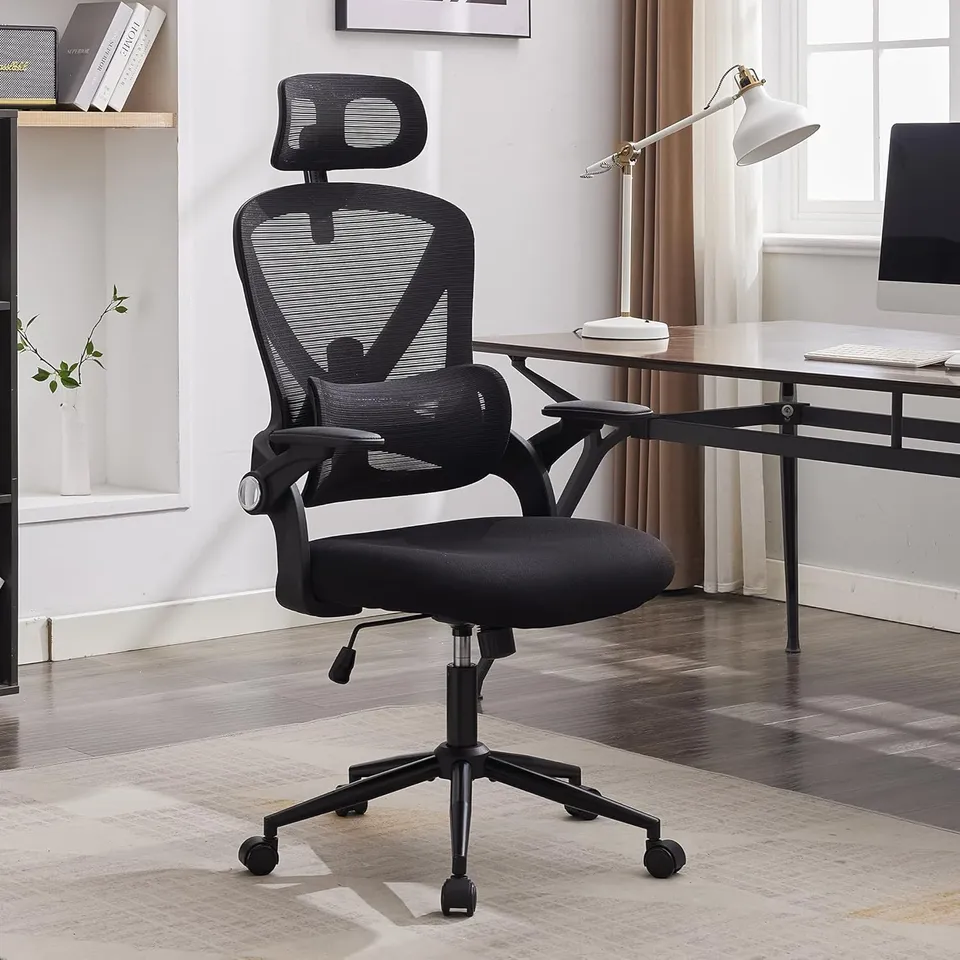 BOXED LIYURUI OFFICE CHAIR - BLACK (1 BOX)