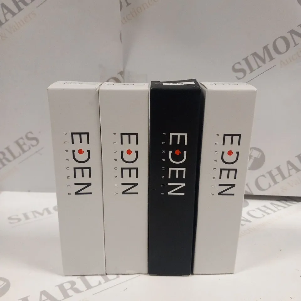 4 ASSORTED BOXED EDEN 30ML PERFUMES