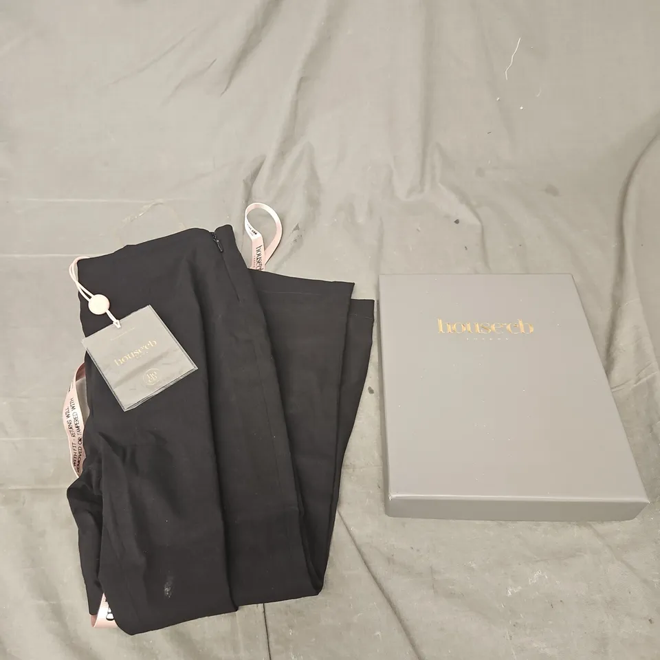 HOUSE OF CB HALIMA PANT IN BLACK SIZE S