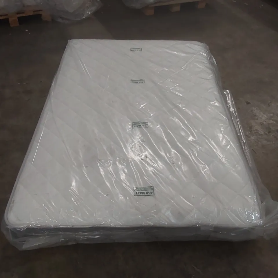 QUALITY BAGGED 120CM AIRSPRUNG MEMORY COMFORT SMALL DOUBLE MATTRESS