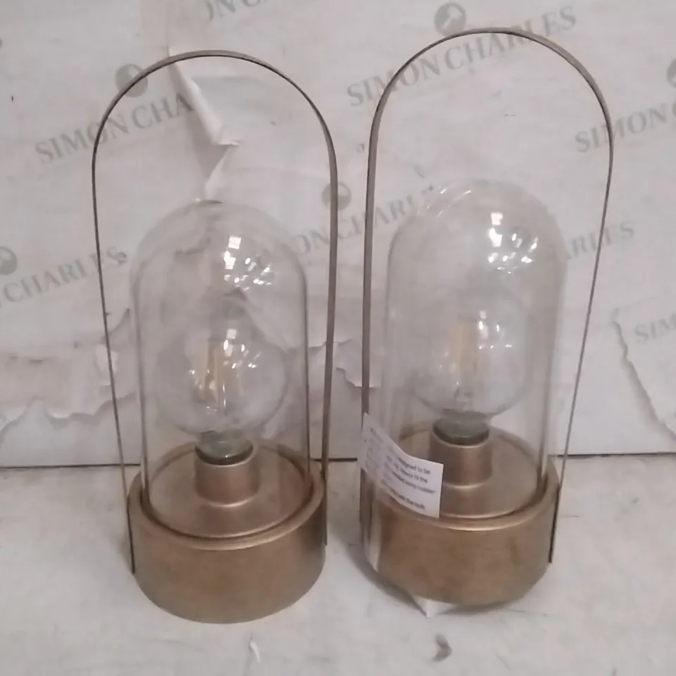 BOXED BUNDLEBERRY BY AMANDA HOLDEN SET OF 2 INDOOR OUTDOOR LANTERNS - GREEN 